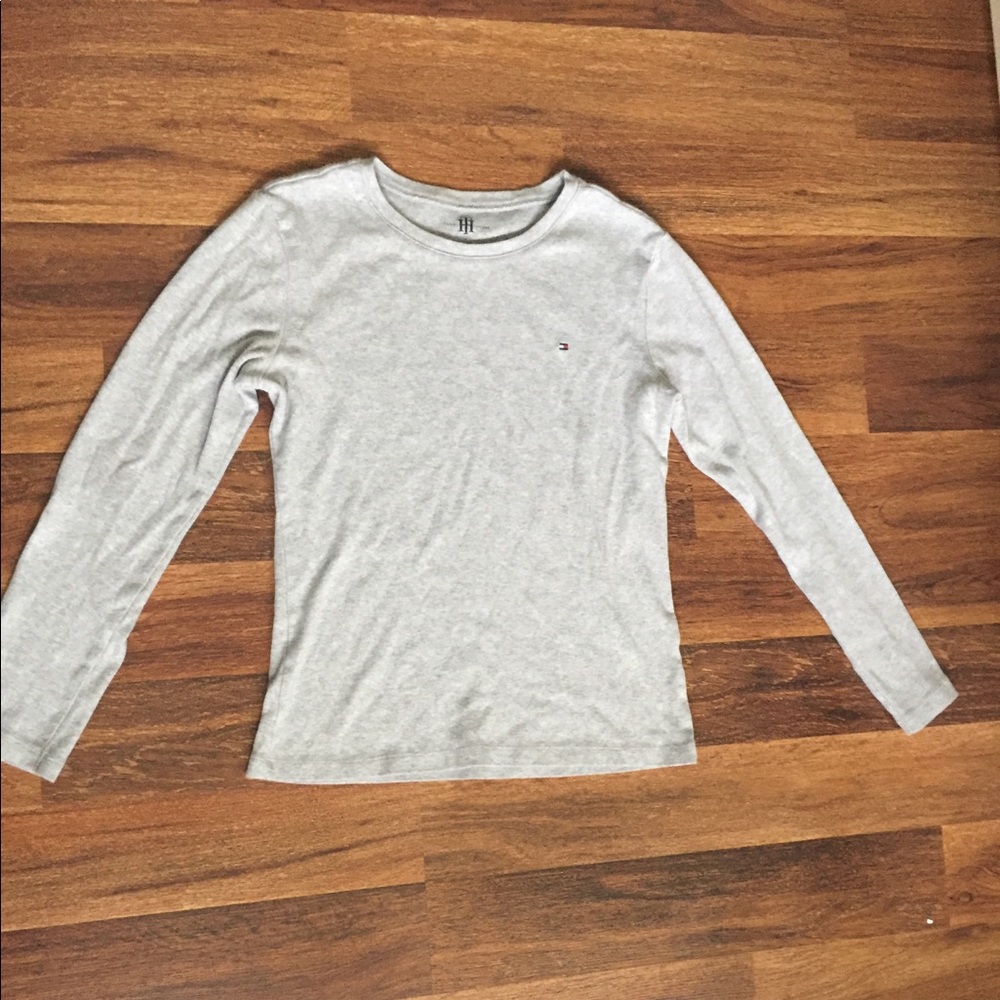 Long Sleeve Grey Top